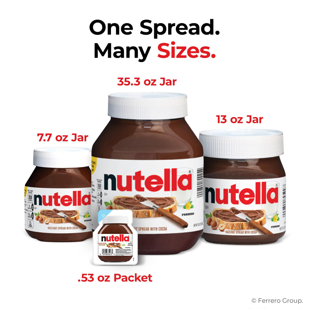 Nutella on a breakfast table conveying family-friendly snack option