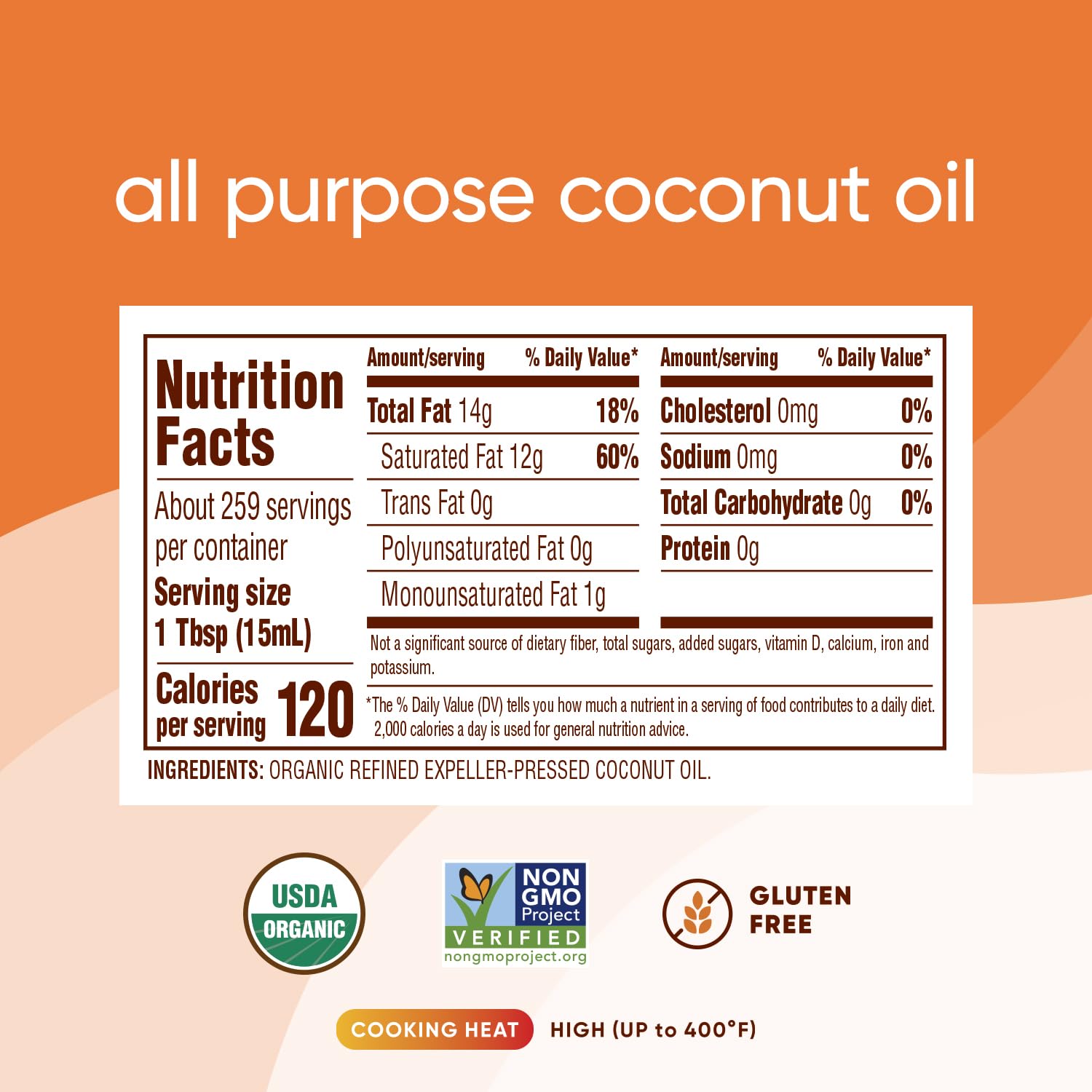 Nutiva coconut oil in wok during stir-fry demonstrating high smoke point benefit