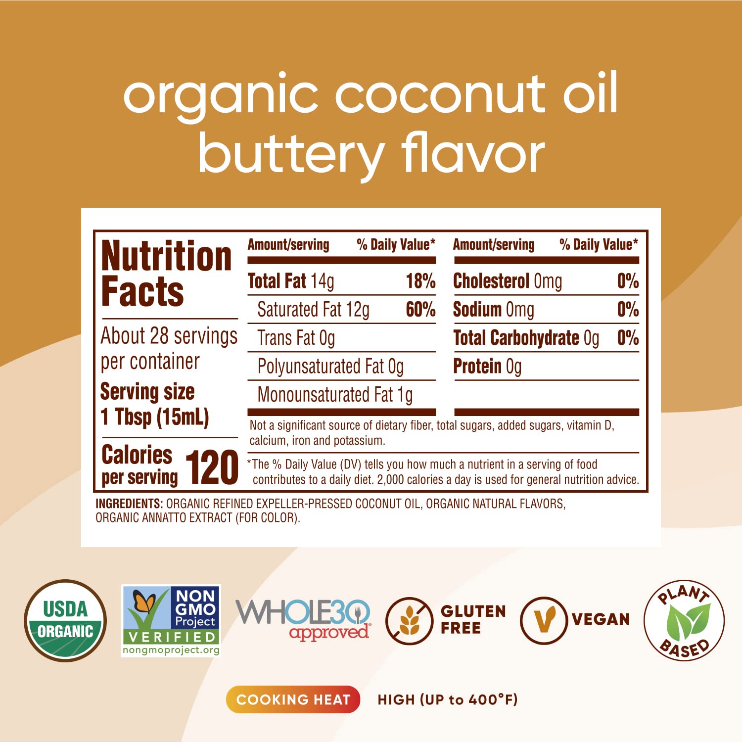 Nutiva open jar revealing creamy butter-flavored coconut texture for spreading