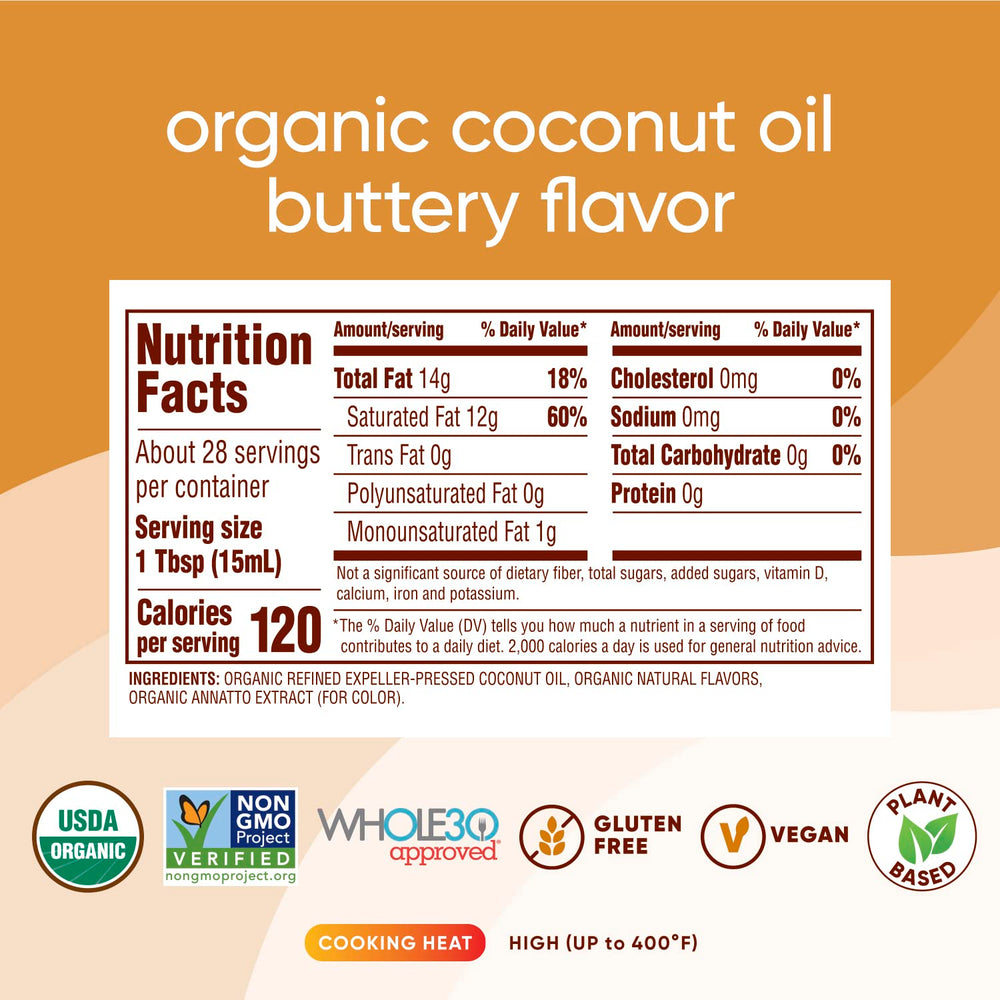 Nutiva open jar revealing creamy butter-flavored coconut texture for spreading