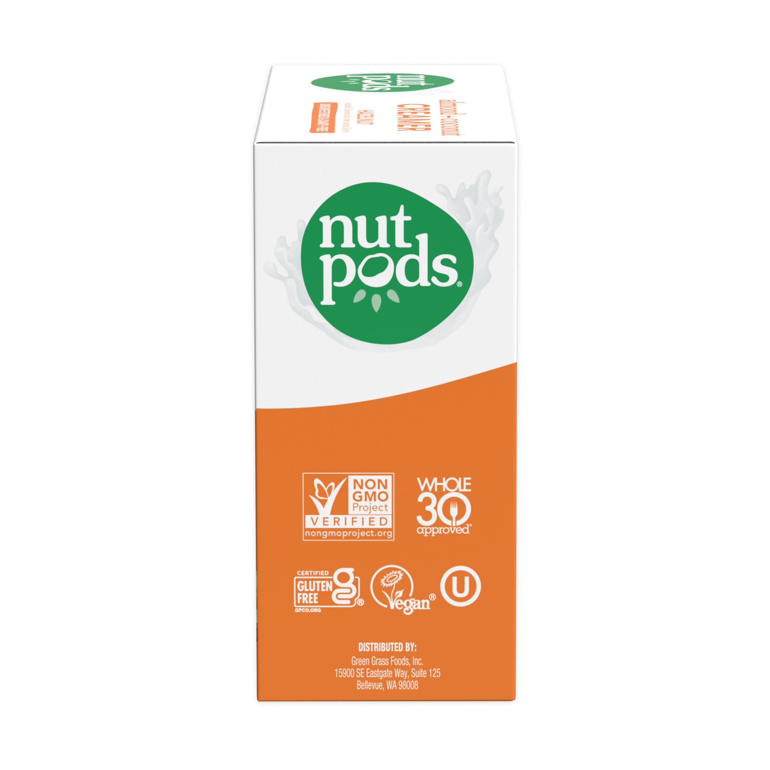 nutpods pouring creamer into coffee illustrating smooth blend benefit