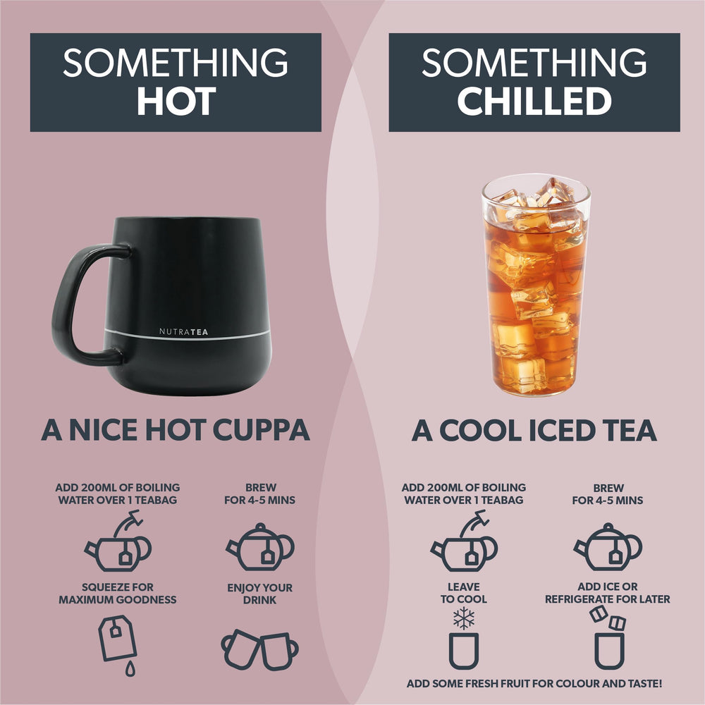 Nutra Tea NUTRAURIC lifestyle kitchen setting promotes easy ritual