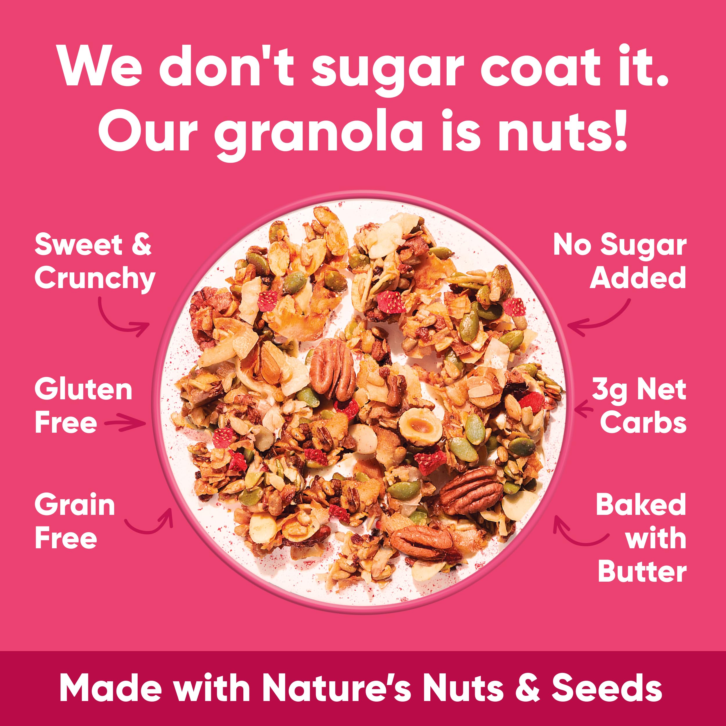 NuTrail dried strawberries and vanilla pod close-up showing natural flavor