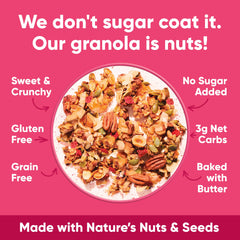 NuTrail dried strawberries and vanilla pod close-up showing natural flavor