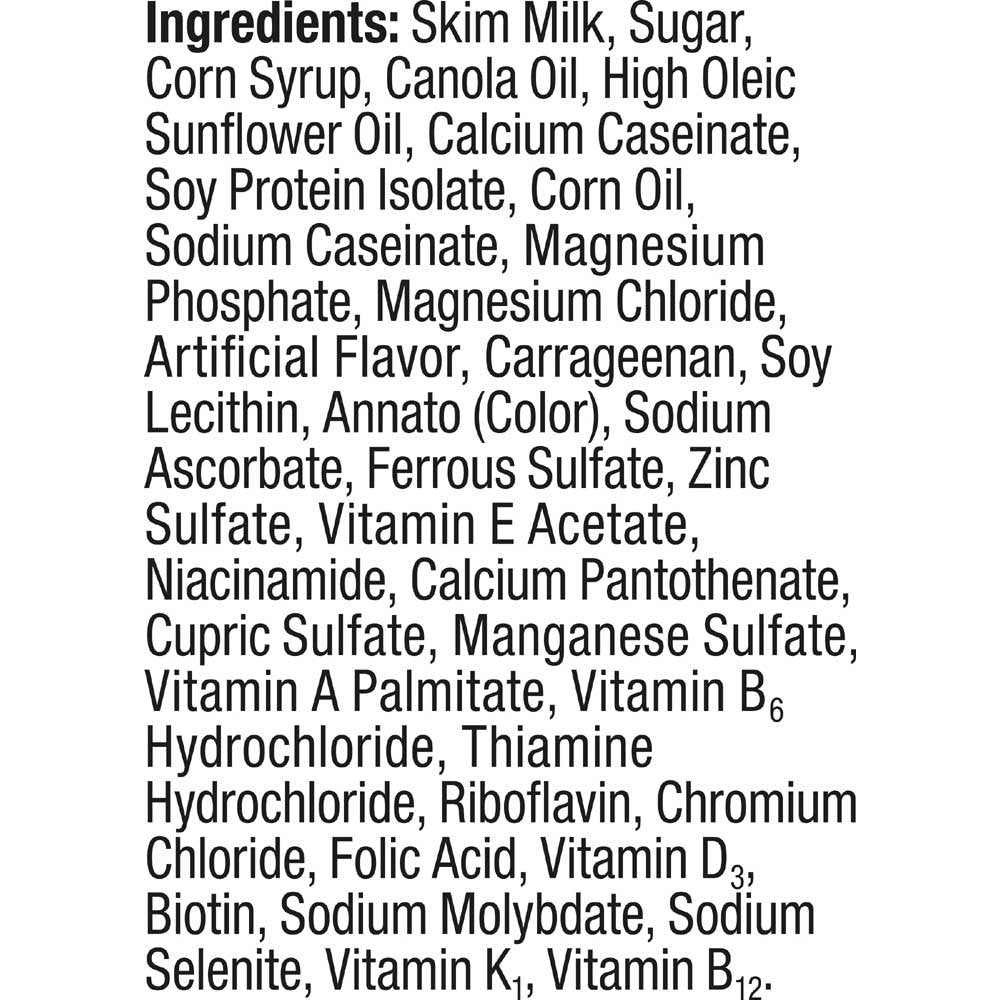 Nutrament banana closeup pour into glass highlighting creamy texture and easy-drink benefit