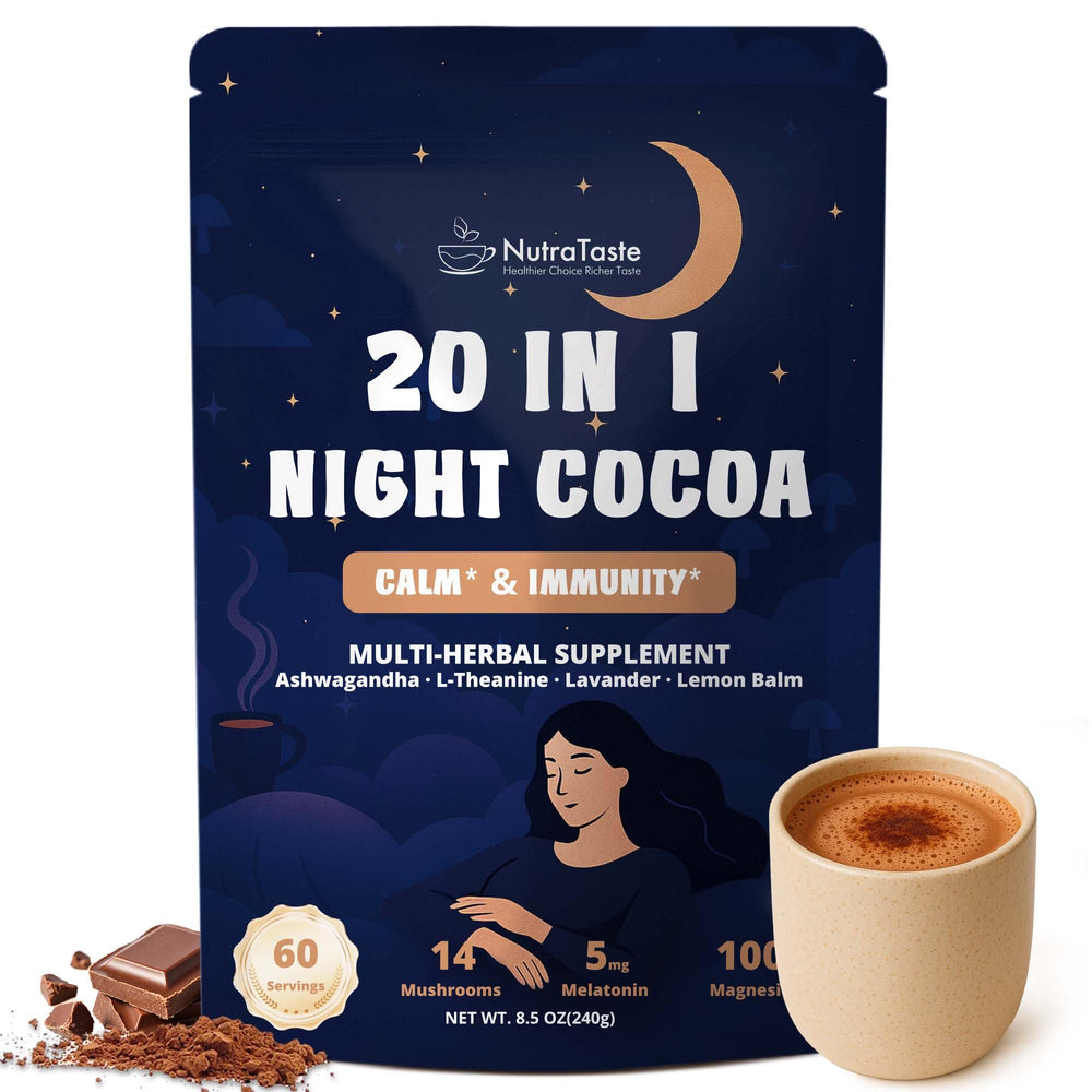 NutraTaste front packaging showing product name and sleep benefits