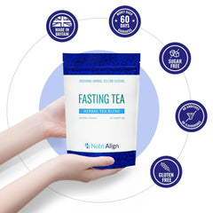Nutri-Align brewed cup steaming hot illustrating soothing, caffeine-free comfort