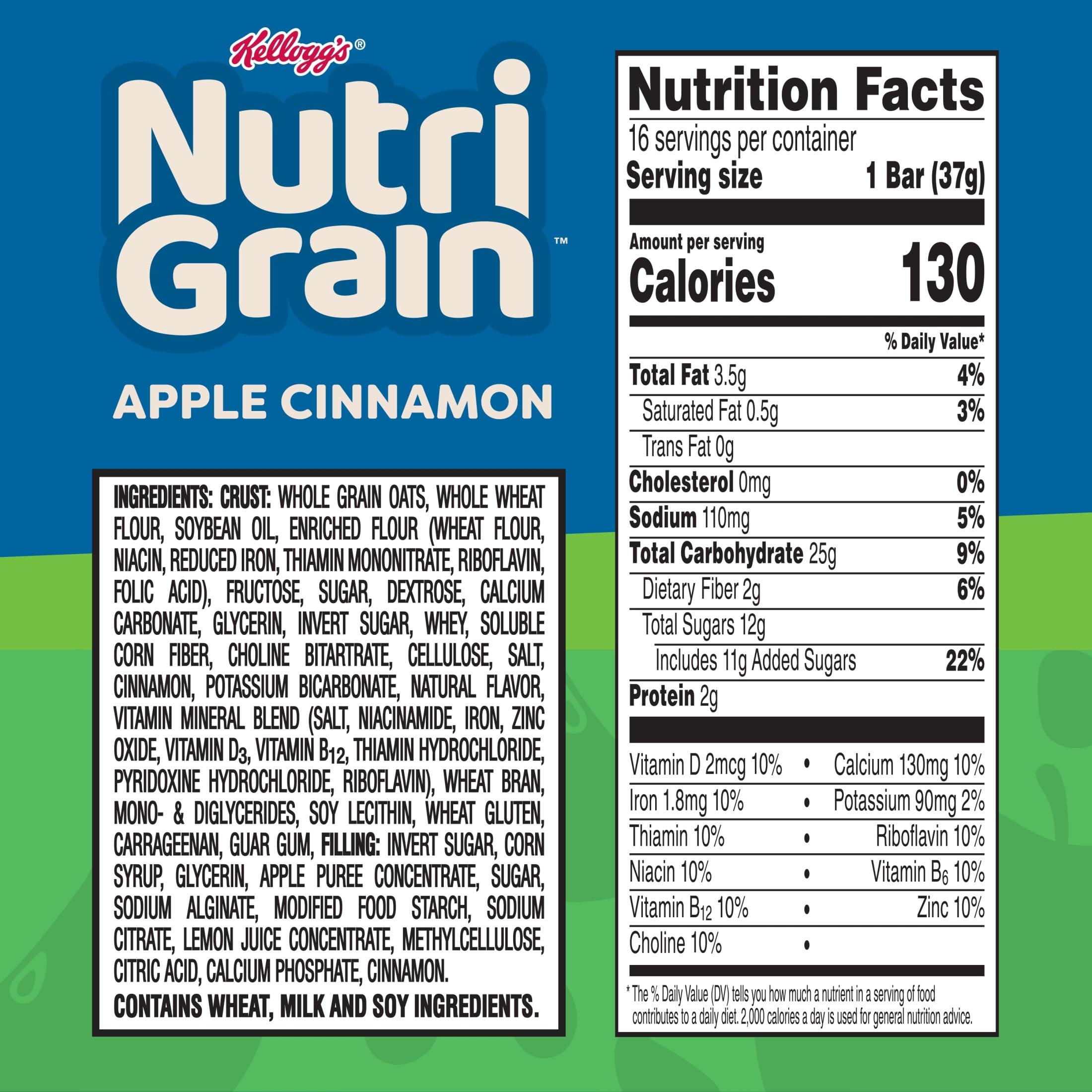 Nutri Grain close-up of sweet apple-cinnamon filling showcasing texture and flavor clarity
