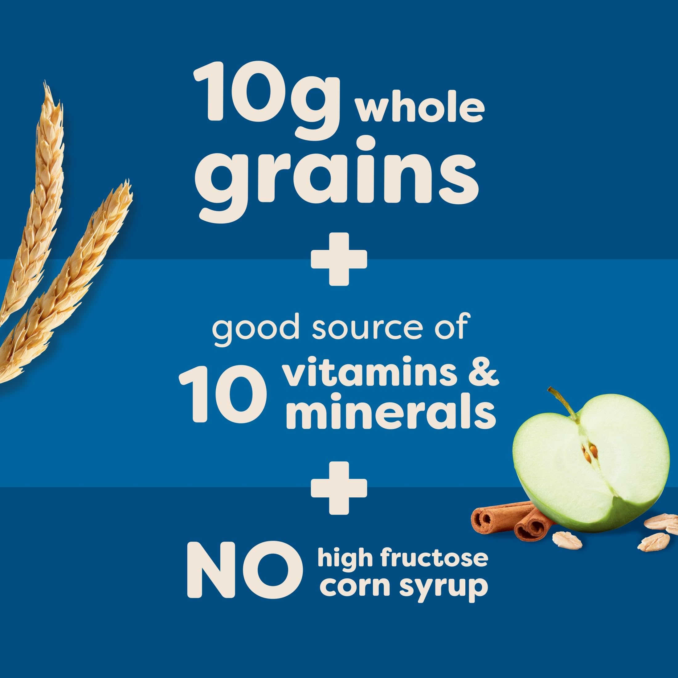Nutri Grain nutrition label close-up highlighting vitamins, minerals, and ingredient notes
