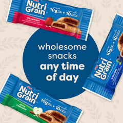 Nutri-Grain bar cross section revealing fruit-style filling for taste