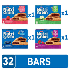 Nutri-Grain single wrapped bar pouch ready to pack for school