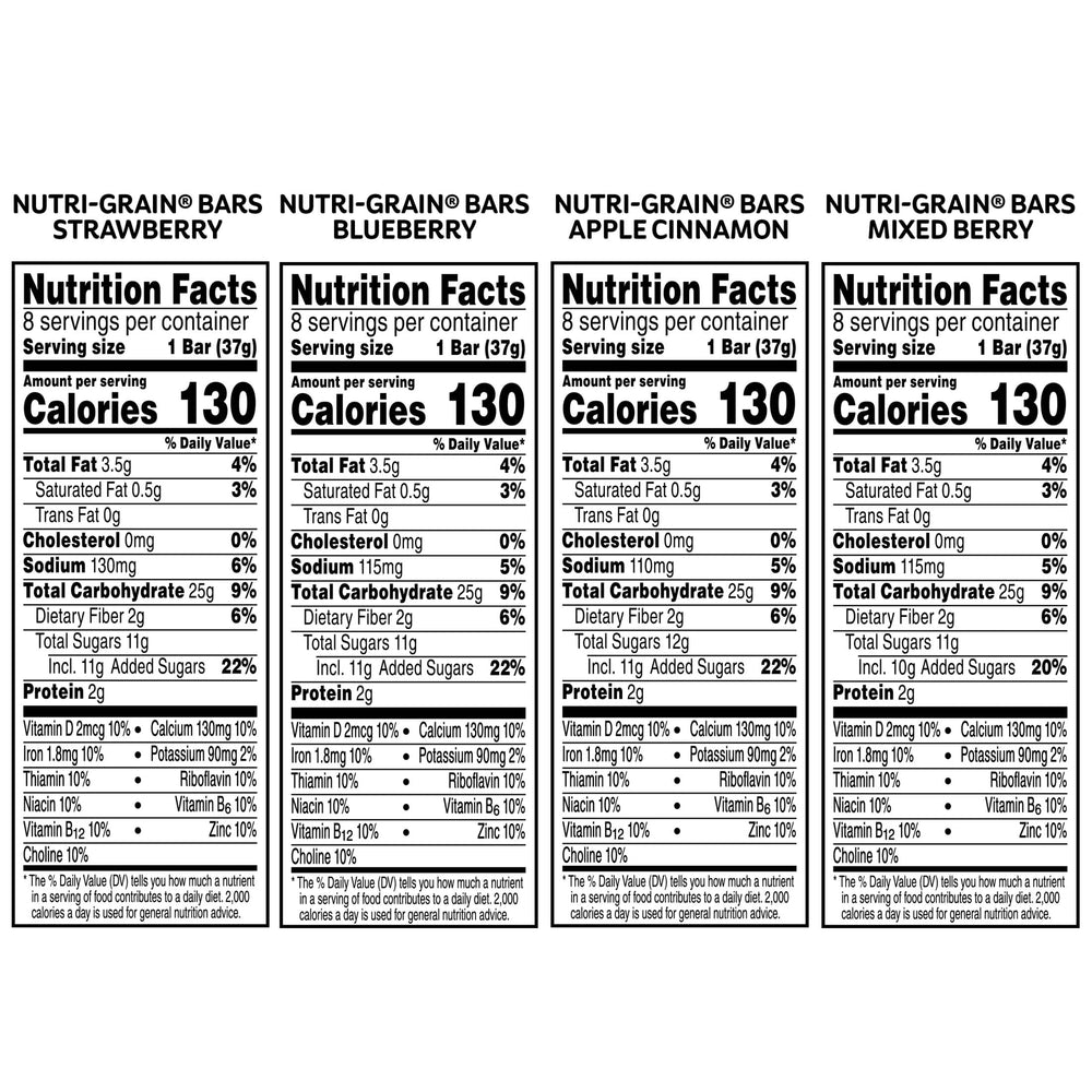 Nutri-Grain bar held in hand showing size and portable convenience