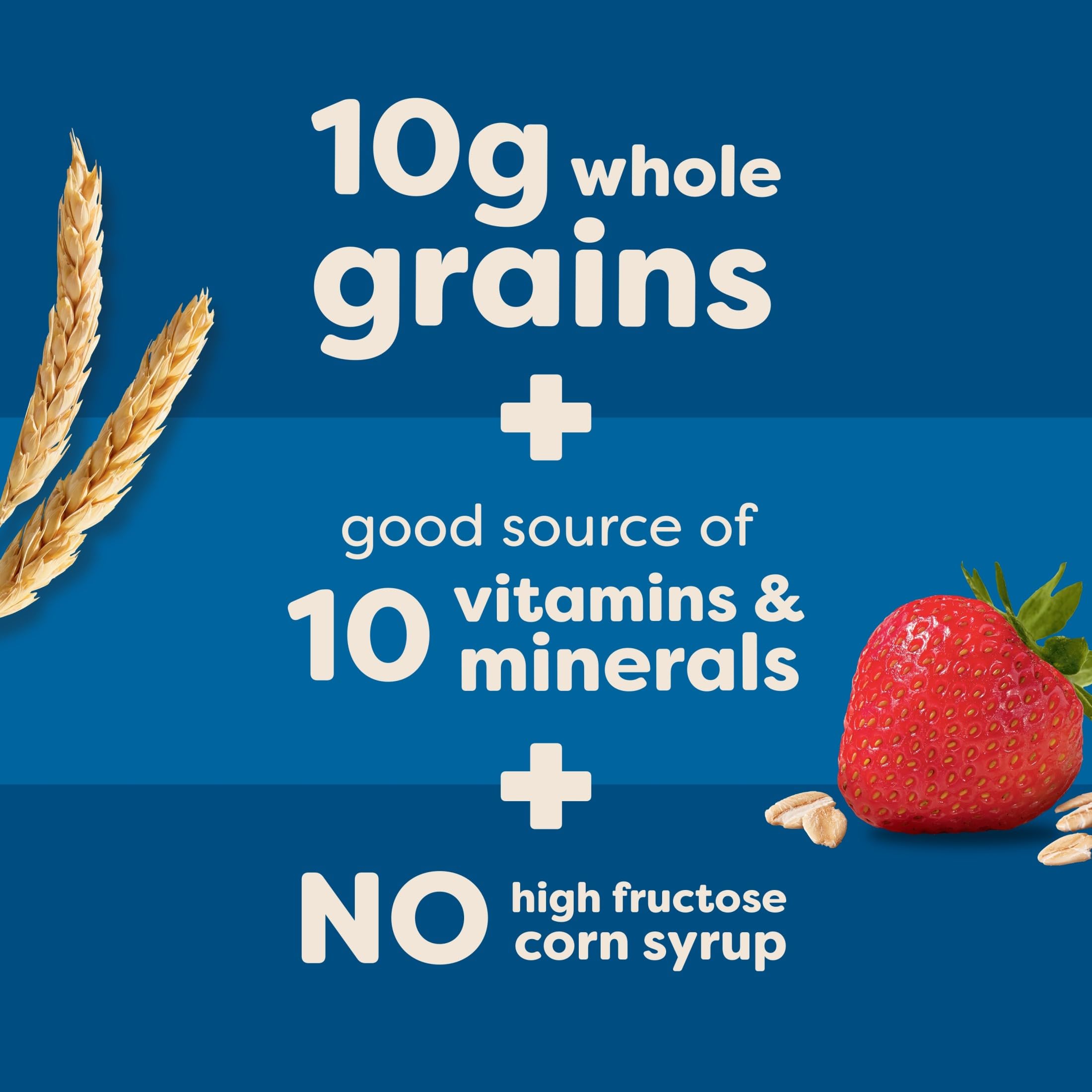 Nutri-Grain bar beside a ruler illustrating portion size and on-the-go fit