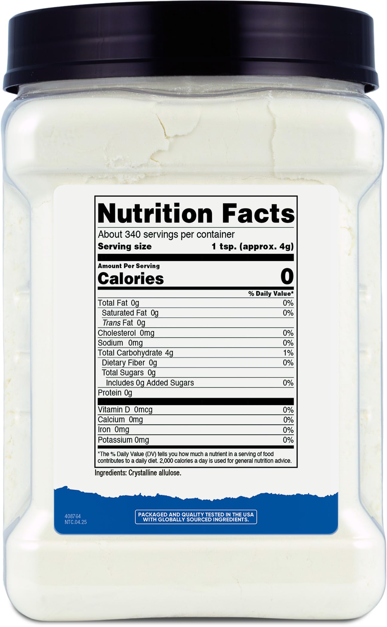 Nutricost allulose used in kitchen setting showing practical use for keto baking