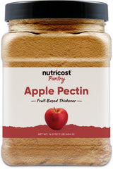 Nutricost apple pectin front packaging showing product and size benefit