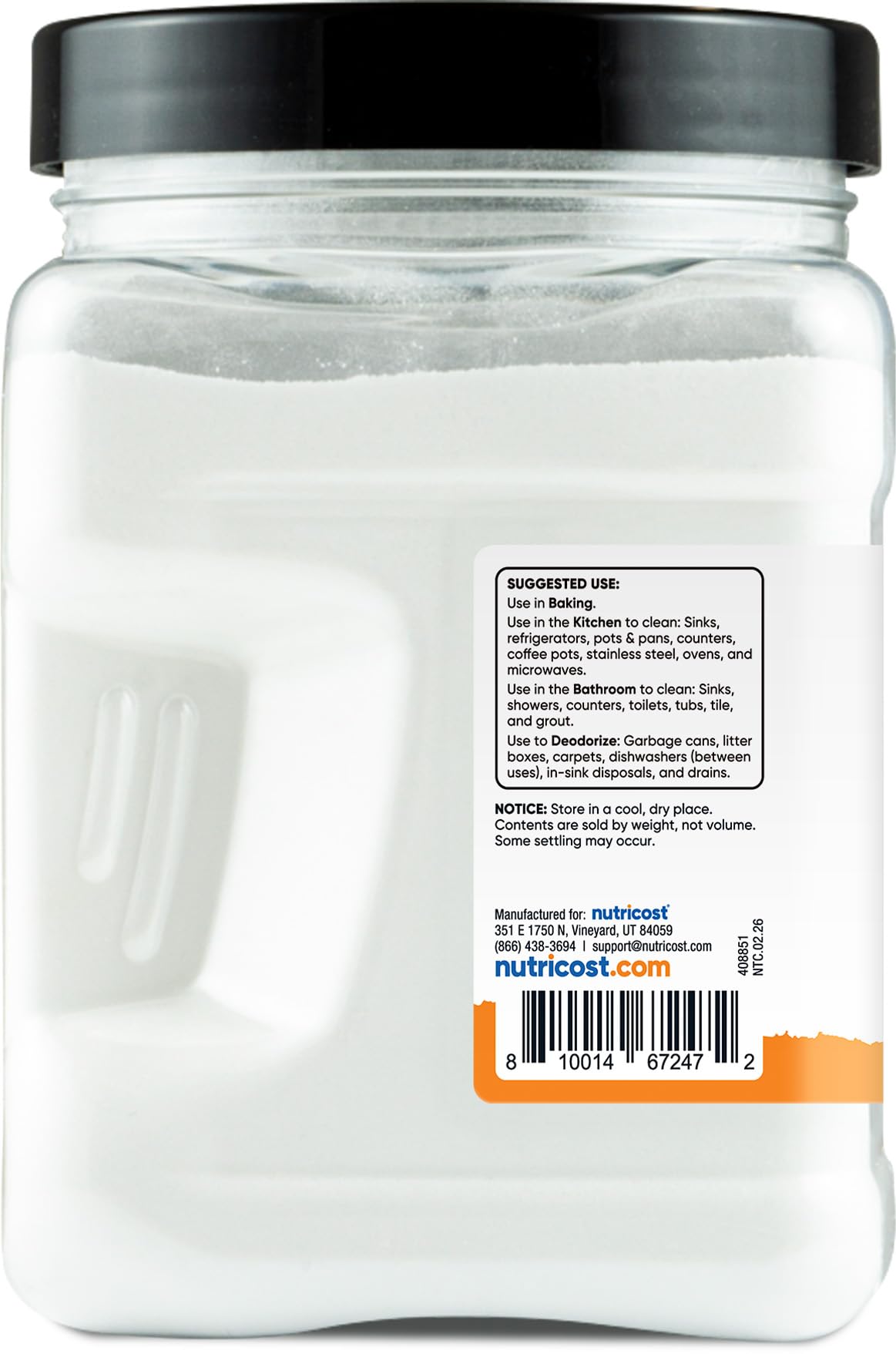 Cleaning paste made from Nutricost baking soda applied to a kitchen sink for stain removal