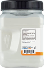Close-up of Nutricost baking soda texture emphasizing purity and consistent grain