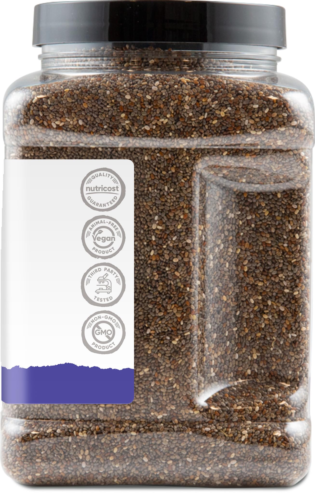 Nutricost chia seed mixed with water as egg substitute for baking and recipe flexibility