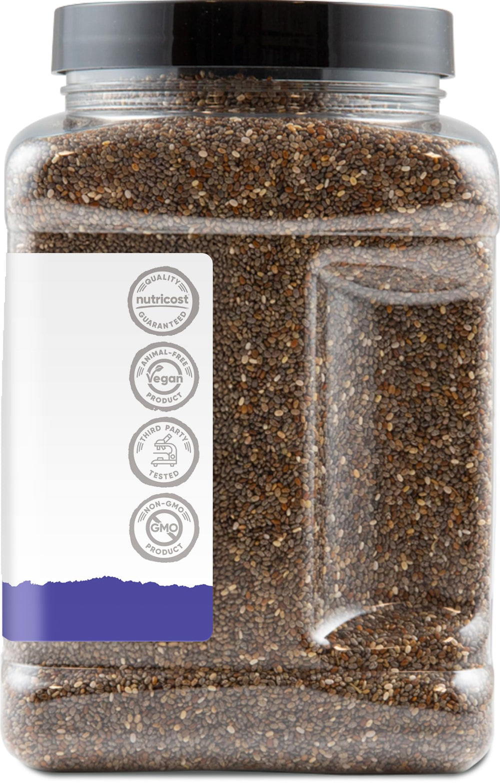 Nutricost chia seed mixed with water as egg substitute for baking and recipe flexibility