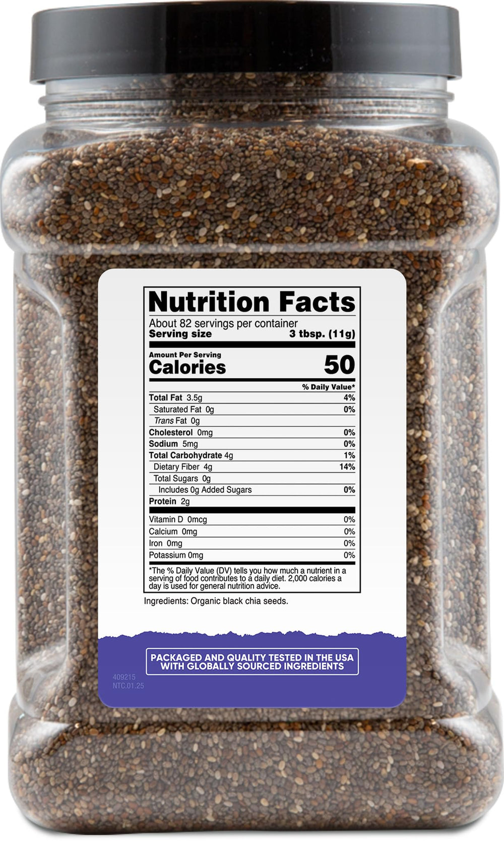 Nutricost product label with USDA Organic and NSF certifications for quality assurance