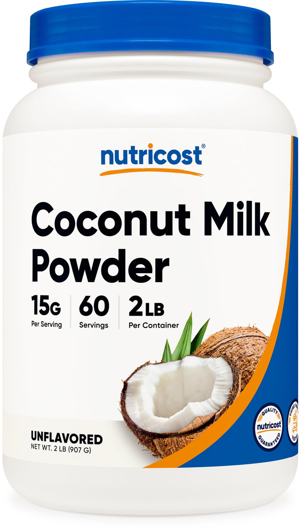 Nutricost front package showing product and labels for easy identification and quality