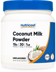 Nutricost front packaging showing product and clean ingredient callout benefit