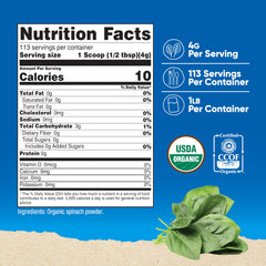 Nutricost scoop measuring a four gram serving for accurate portion control
