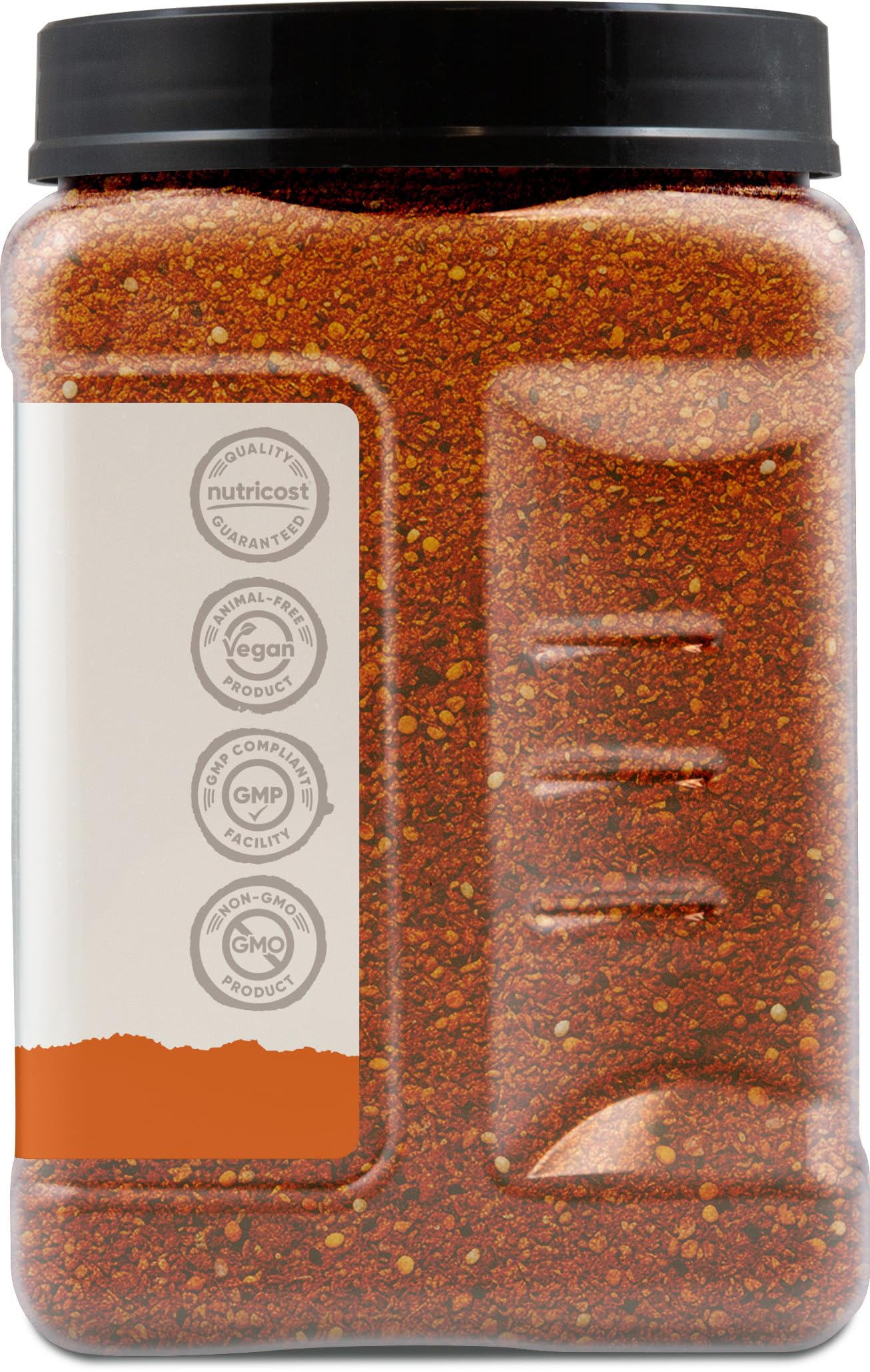 Nutricost label close-up showing ingredient clarity and manufacturing standards