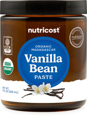 Nutricost front packaging showing organic label and 8 oz size for confidence