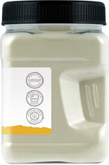 Nutricost xanthan gum being added to gluten-free batter, demonstrating improved dough structure