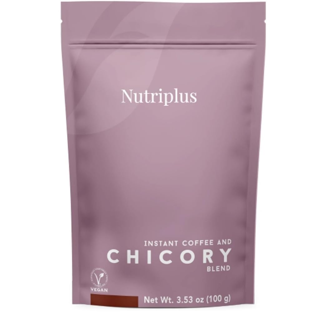 nutriplus jar front packaging showing product benefits and low caffeine