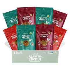 nutruit front packaging variety box showing three flavors and benefits