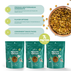 nutruit lentil crisps served in a bowl to show ready-to-eat presentation and portion control