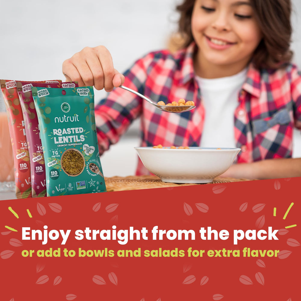 nutruit sriracha pouch in hand illustrating portion control