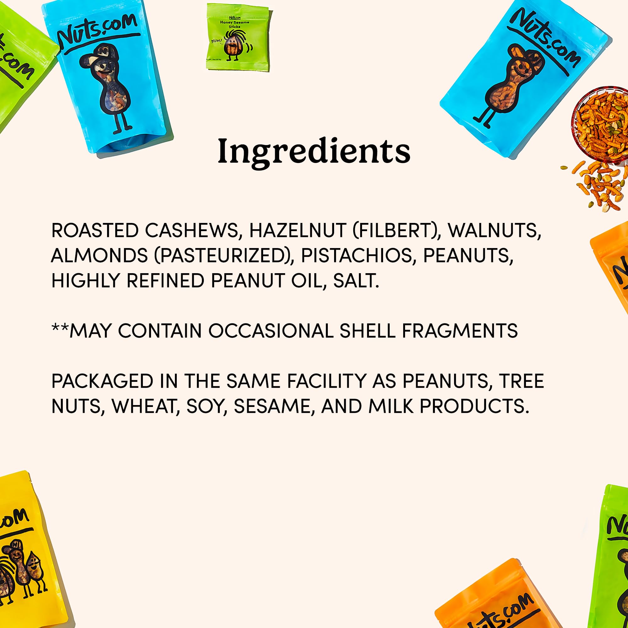 Nuts.com filberts on shelf illustrating toasty aroma and snack versatility