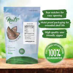 NUTS U.S. cracked Brazil nut kernels displaying buttery interior ideal for snacking