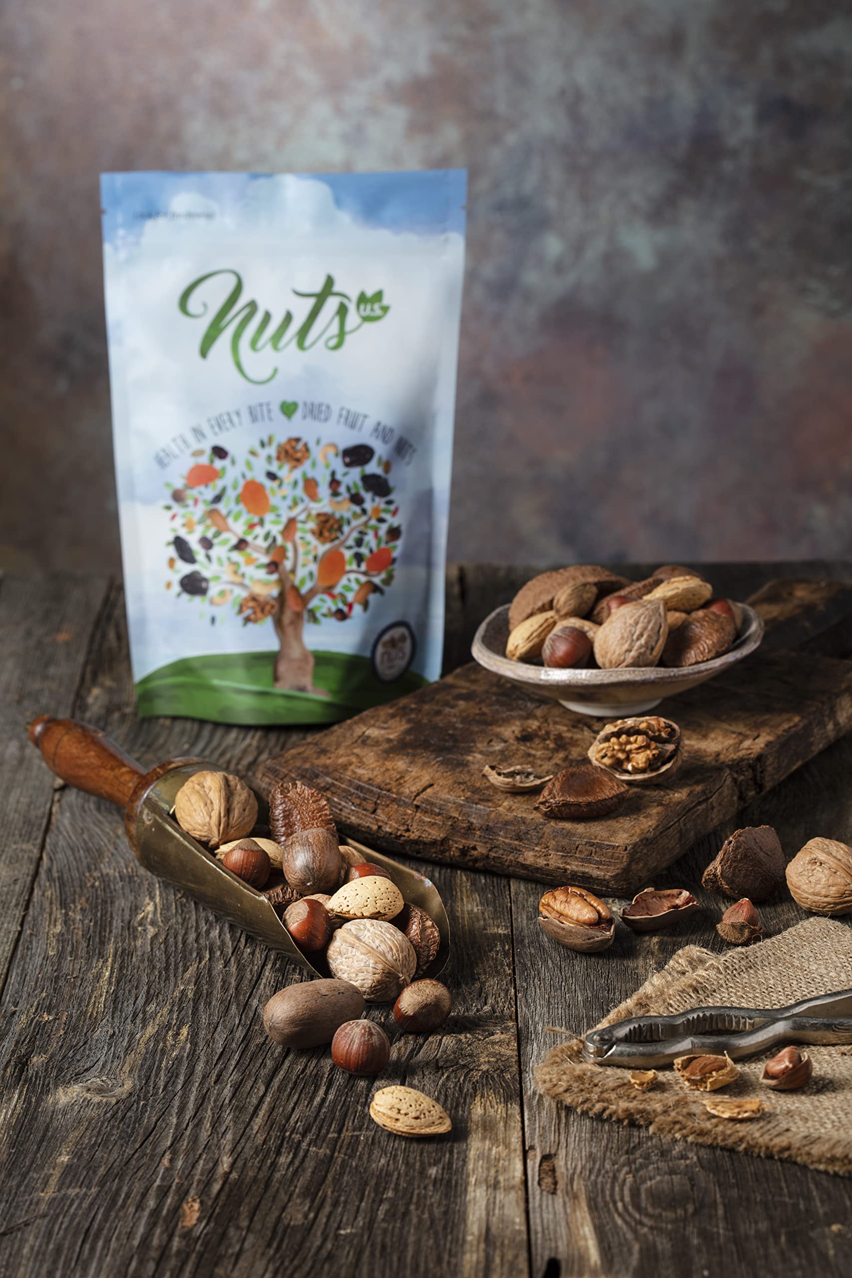 NUTS U.S. serving on kitchen counter for effortless healthy snacking