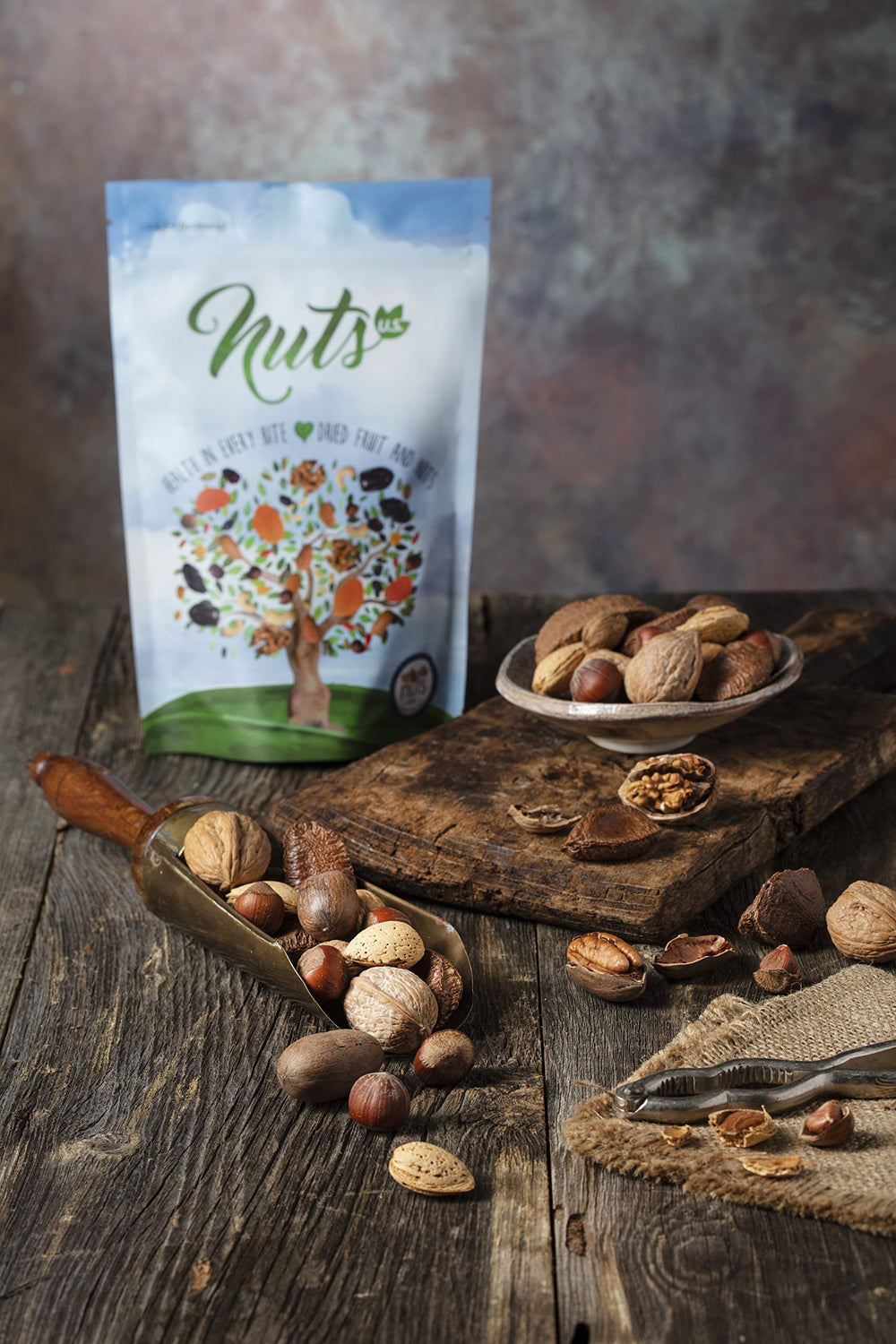 NUTS U.S. serving on kitchen counter for effortless healthy snacking