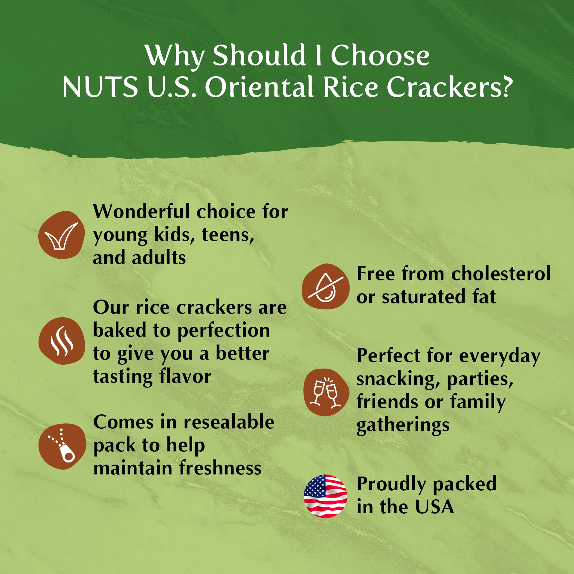 NUTS - U.S. nutrition and ingredient label highlighting non-GMO clarity benefit