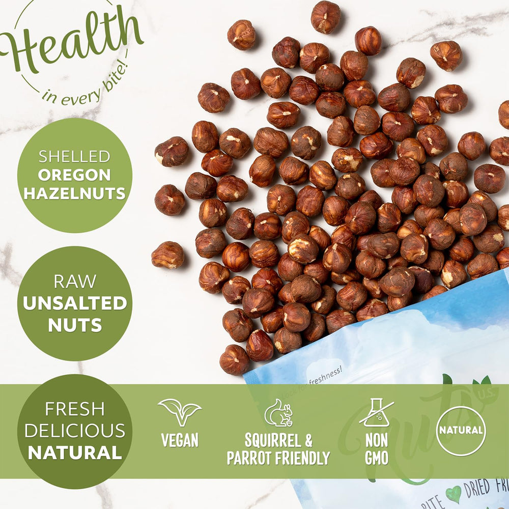 NUTS U.S. bowl of hazelnuts ready to use providing quick snack convenience