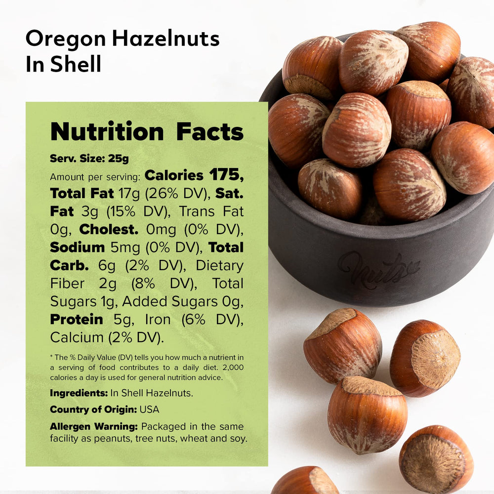 NUTS - U.S. hand holding a hazelnut for scale showing size and easy cracking