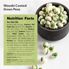 serving bowl of NUTS U.S. wasabi green peas on party table adding spicy, crunchy snack option