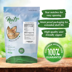 NUTS - U.S. close-up texture shows crisp surface and satisfying crunch benefit