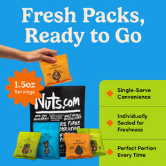 Nuts.com almonds and walnuts texture shot illustrating crunch and clean ingredients
