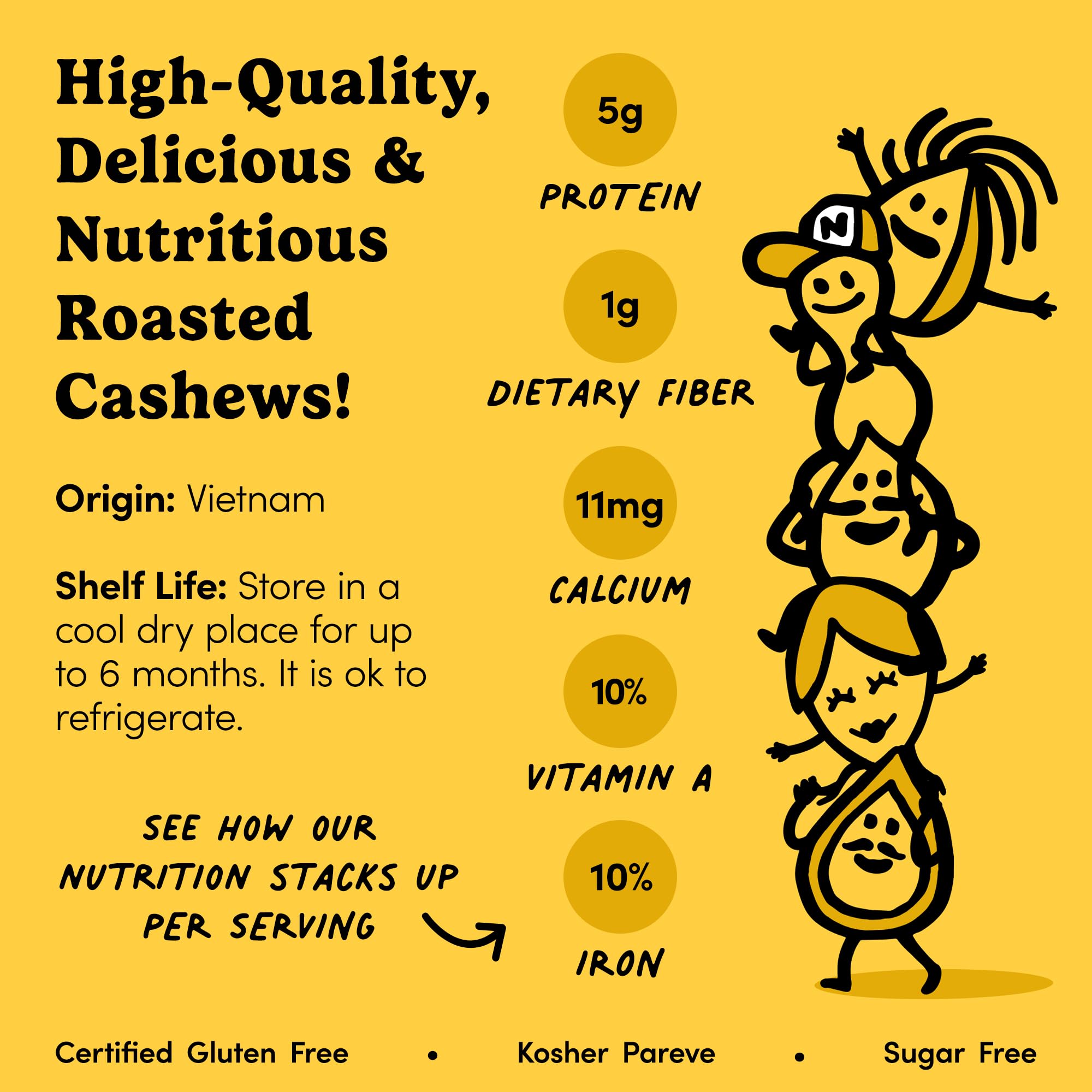 Nuts.com cashew pouch tucked in a lunchbox offering easy meal packing