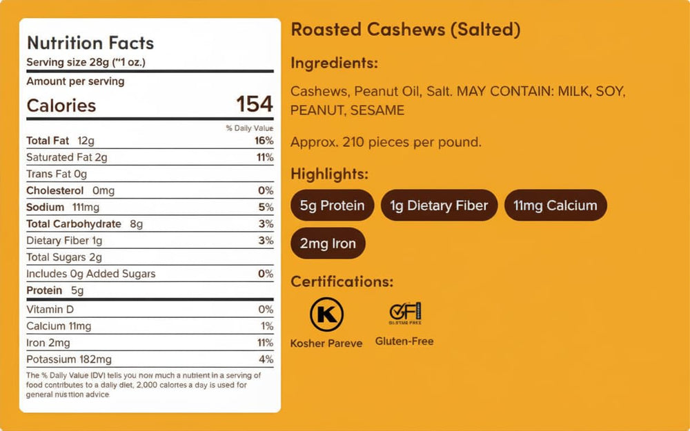 Nuts.com cashews beside hiking gear illustrating portable outdoor fuel