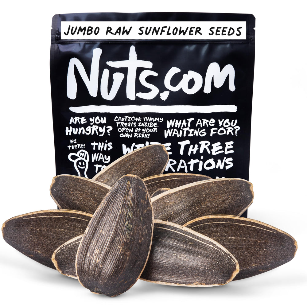 Nuts.com front packaging showing 2 lb bag and unsalted label benefit