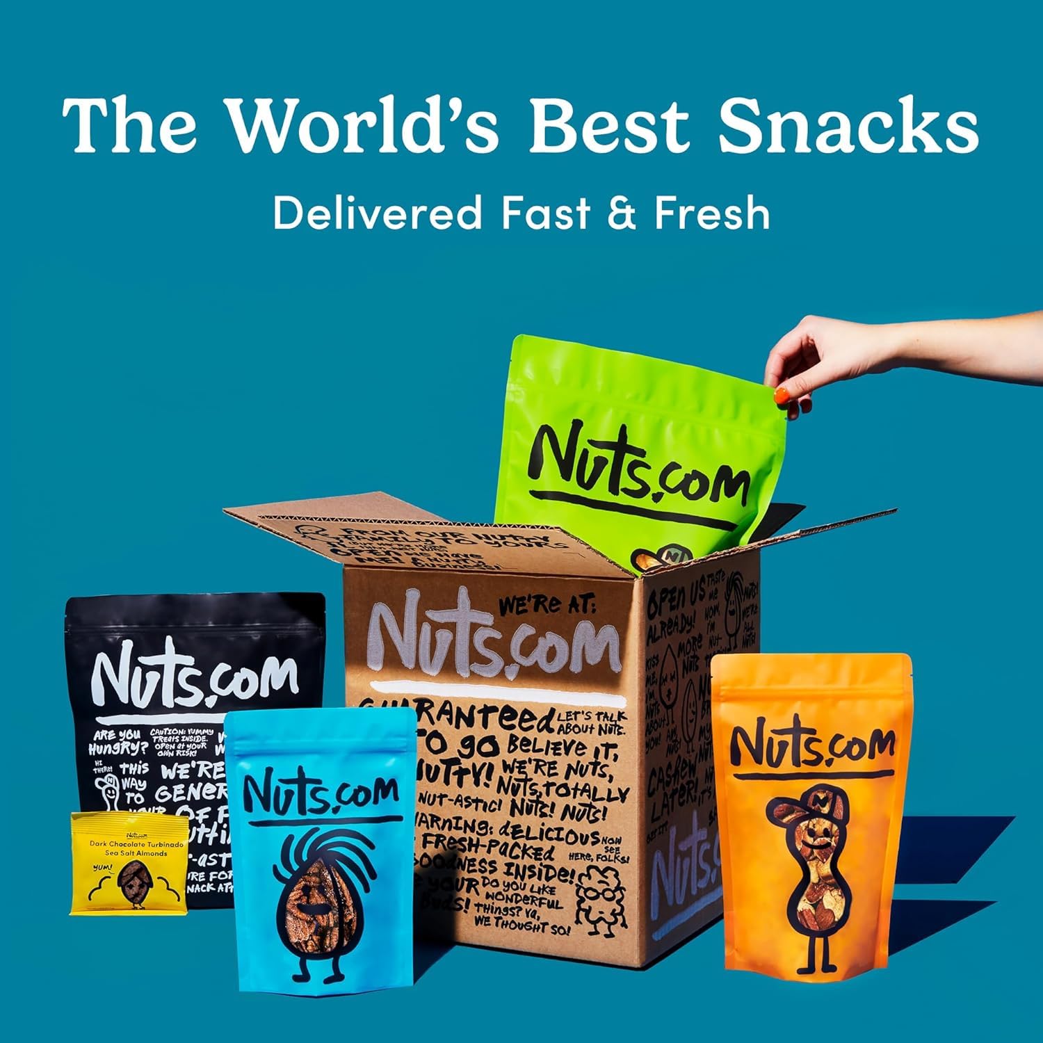 Nuts.com nutrition label and gluten-free kosher badges showing clear sourcing benefit