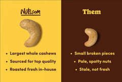 Nuts.com single-serve pouch opened for on-the-go convenience and freshness