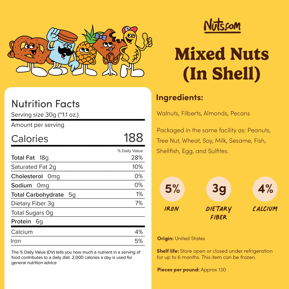 Nuts.com hand holding bag to show scale and 3 lb quantity for portion planning